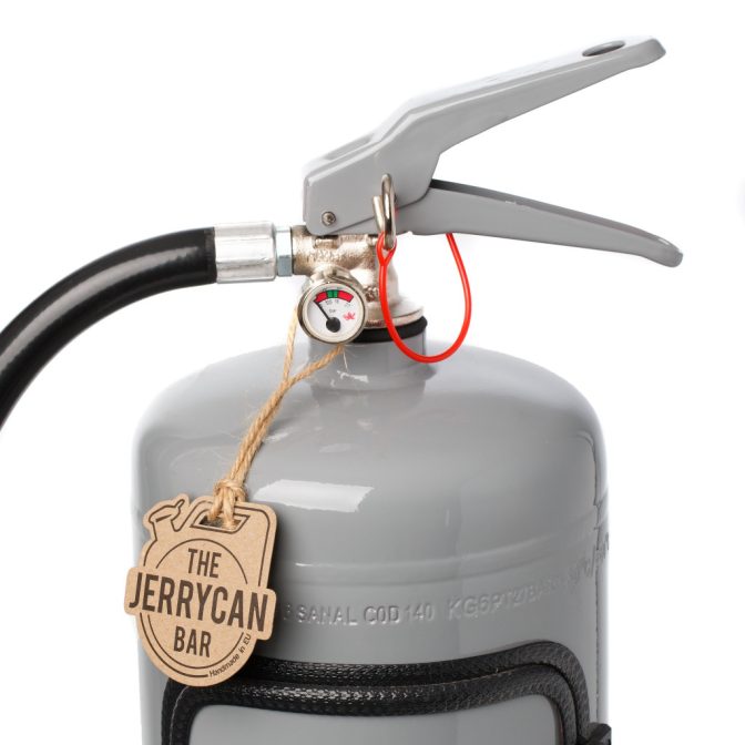 Feuerlöscher-Bar farbig lackiert - firebar – Bild 5