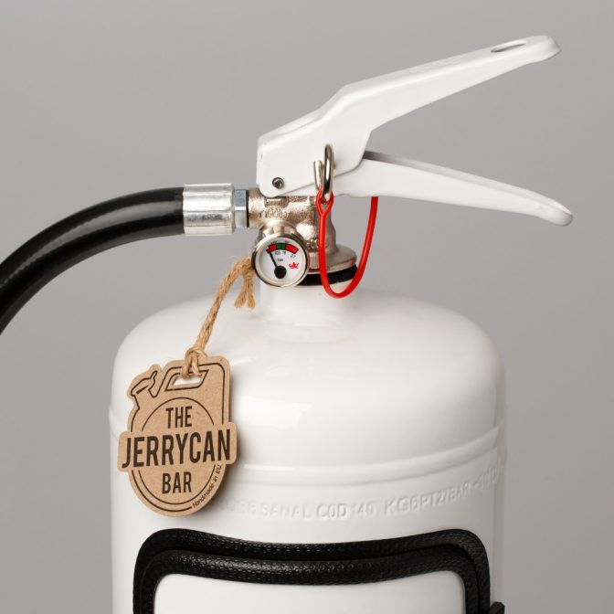 Feuerlöscher-Bar farbig lackiert - firebar – Bild 27
