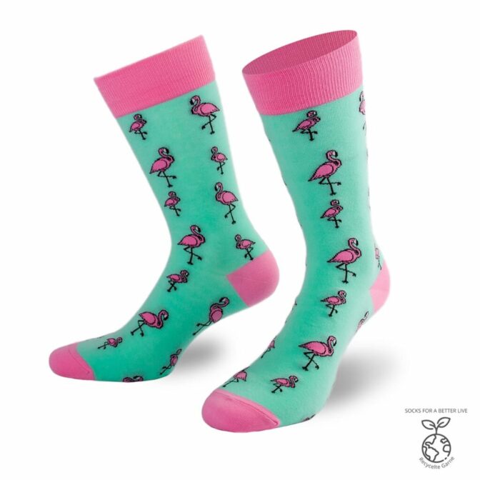Flamingo Socken Patron Socks – Bild 2