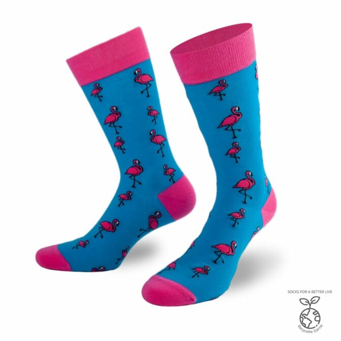 Flamingo Socken Patron Socks