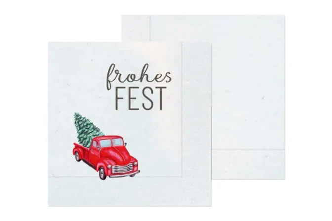 Serviette Frohes Fest