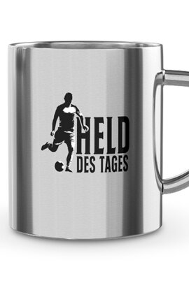 Thermobecher Held des Tages