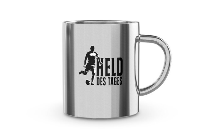 Thermobecher Held des Tages
