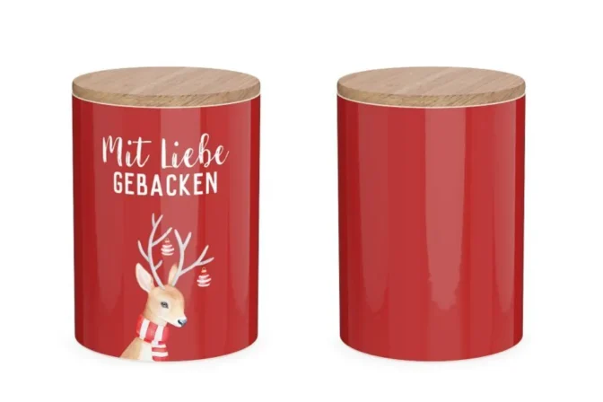 Vorratsdose Mit Liebe gebacken