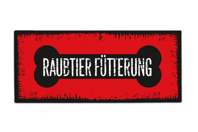 Schild Raubtier