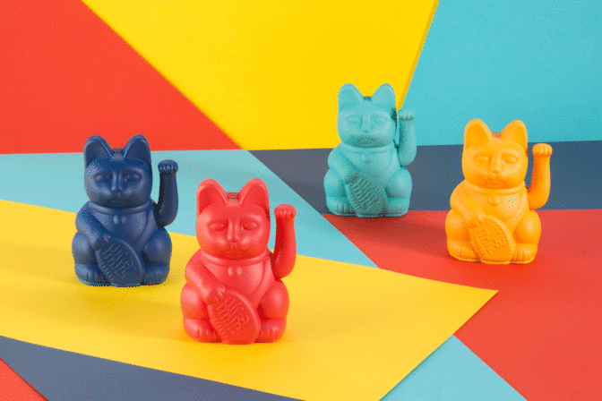 Lucky Cat mini Winkekatze Donkey Product