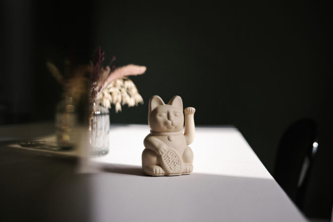 Lucky Cat mini Winkekatze Donkey Product – Bild 17