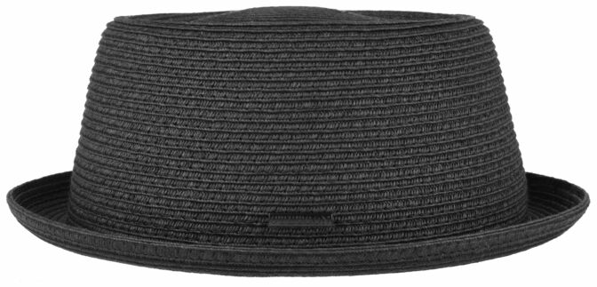 Pork Pie Black Toyo Stetson Strohhut