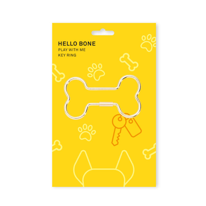 Hello Bone Key Ring - Knochen Donkey