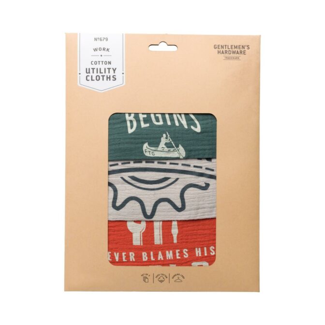 Putztücher 3er Set / Utility Cloths Gentlemen's Hardware