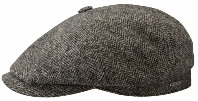 Hatteras Wool Herringbone Mütze Stetson