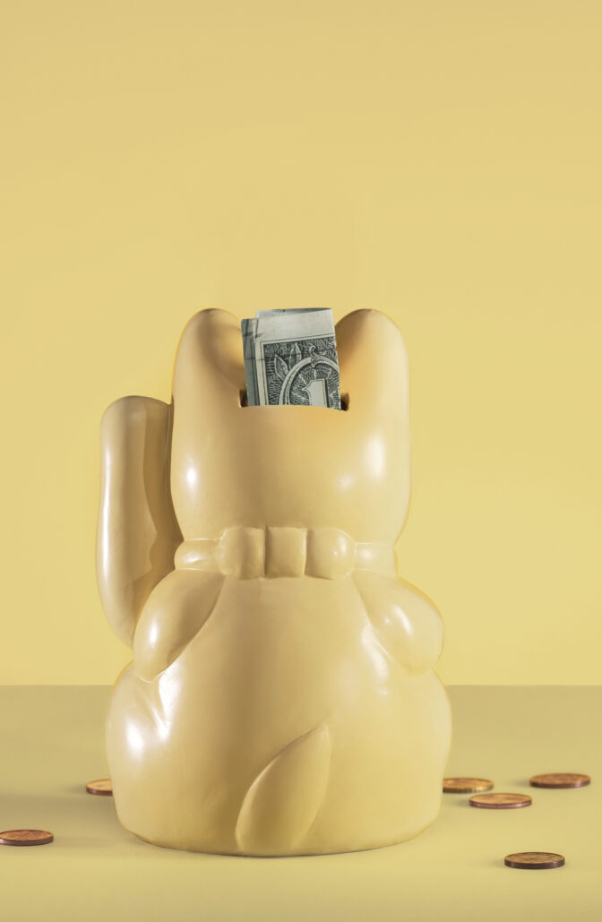 Lucky Cat Bank / Spardose Donkey Product – Bild 2