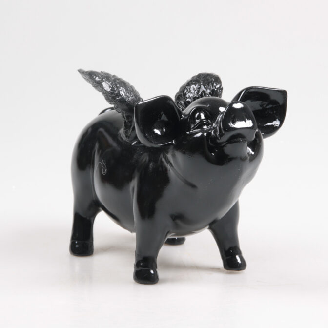 Fliegendes Schwein als Spardose