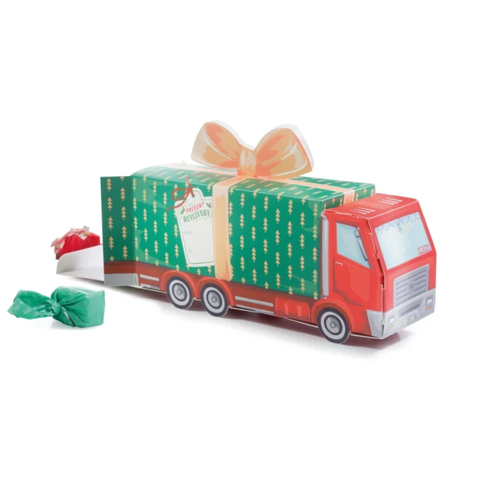 Driving Home for Christmas Gift Truck Donkey