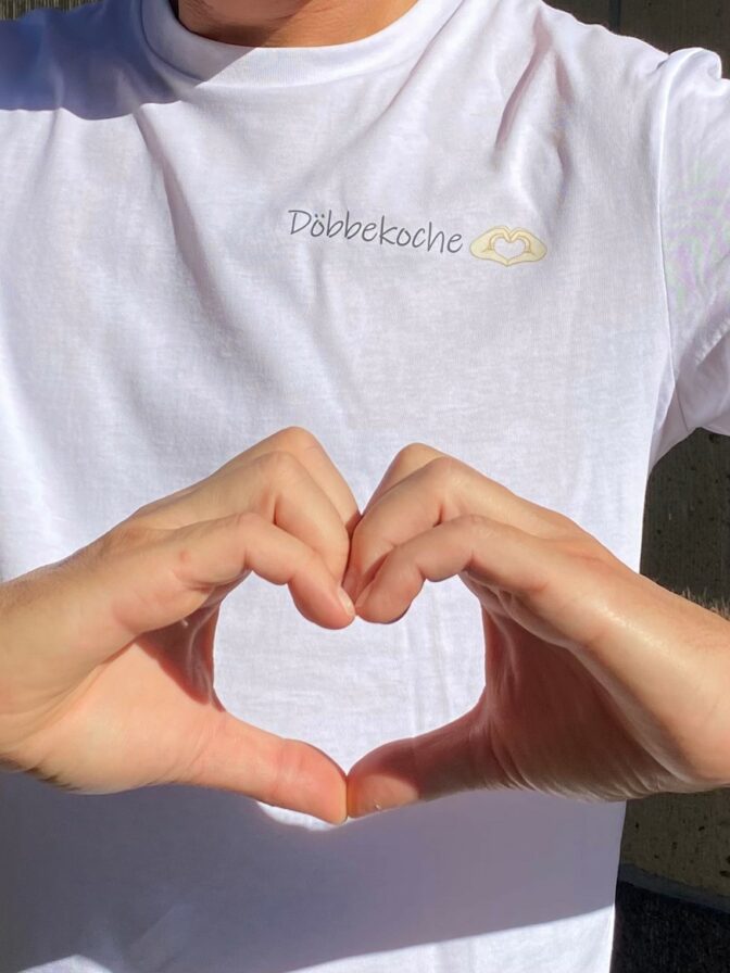Männersache T-Shirt Döbbekoche-Love mit Backprint – Bild 2