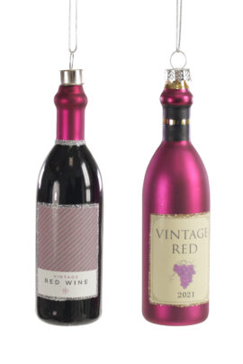 Glashänger Rotwein, bordeaux Werner Voß Design