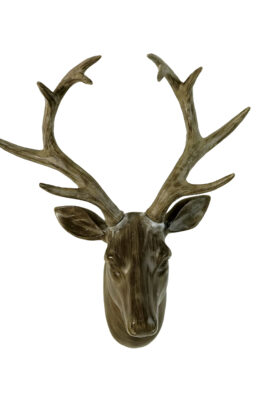 Wandobjekt Hirschkopf braun Werner Voß Design