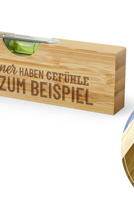 Bierbuddy Männer Gefühle Wasserwaage mit