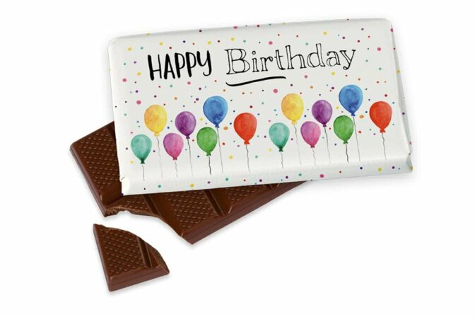 Schokolade Happy Birthday 40g