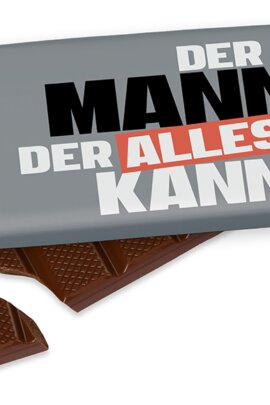 Schokolade Mann kann 40g