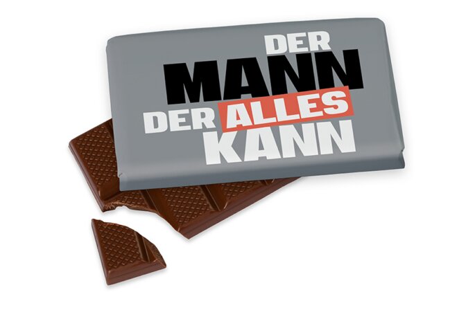 Schokolade Mann kann 40g