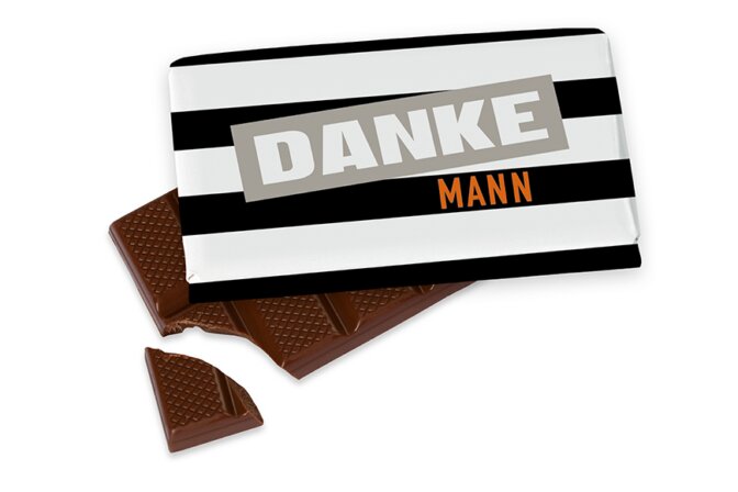 Schokolade Danke Mann 40g
