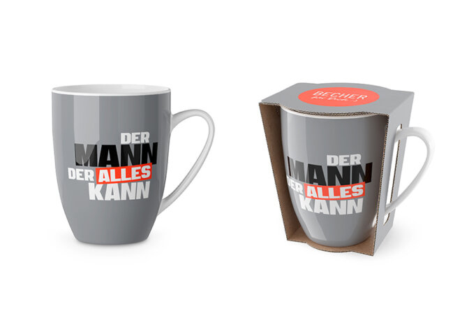 Tasse Mann kann