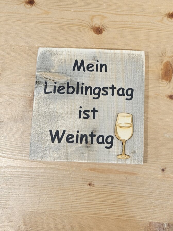 Holzschild quadratisch ca. 19 x19 cm – Bild 10