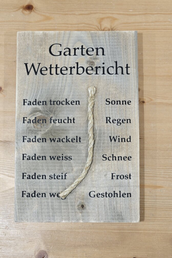 Holzschild rechteckig ca. 19,5 x 30 cm – Bild 18
