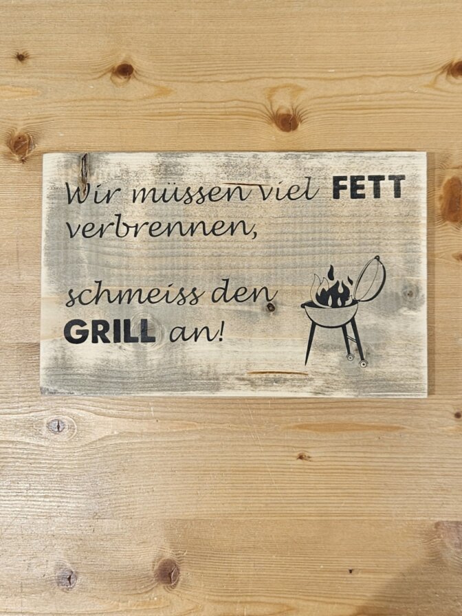 Holzschild rechteckig ca. 19,5 x 30 cm – Bild 16