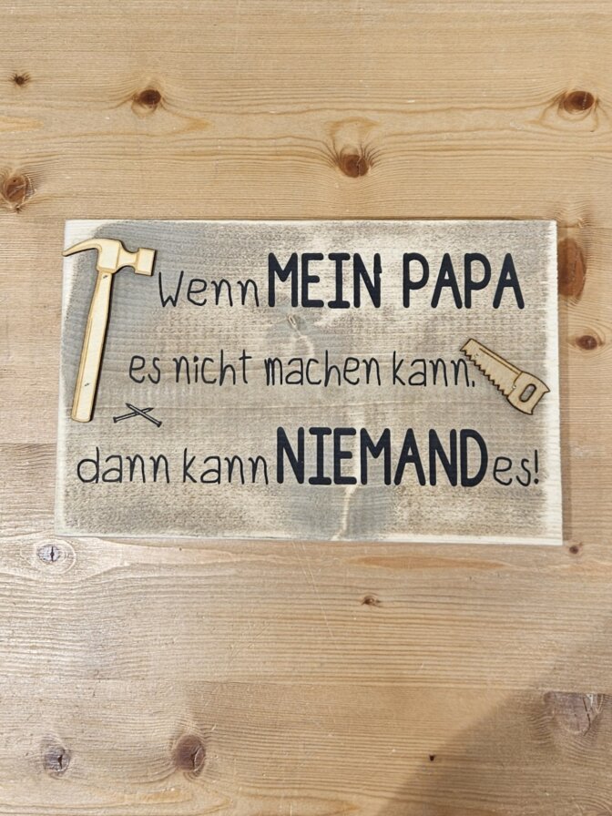 Holzschild rechteckig ca. 19,5 x 30 cm – Bild 15