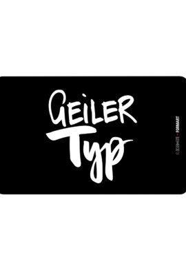 Geiler Typ Brettchen / tray
