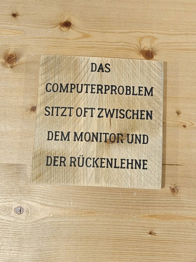 Holzschild quadratisch ca. 19 x19 cm – Bild 9