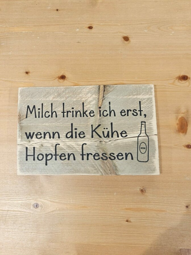 Holzschild rechteckig ca. 19,5 x 30 cm – Bild 10