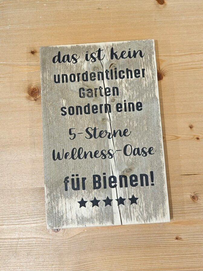 Holzschild rechteckig ca. 19,5 x 30 cm – Bild 9