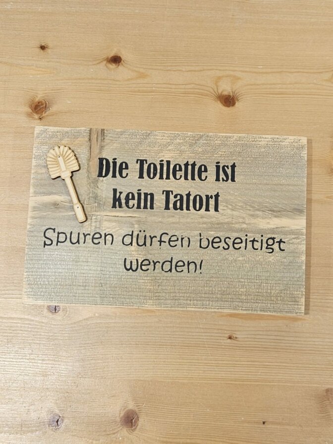 Holzschild rechteckig ca. 19,5 x 30 cm – Bild 8