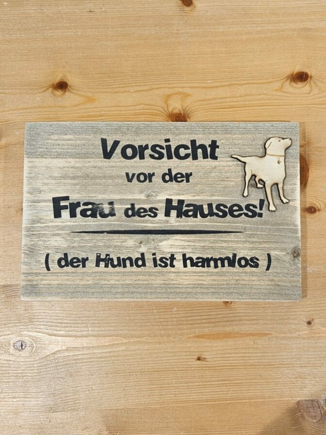 Holzschild rechteckig ca. 19,5 x 30 cm – Bild 5