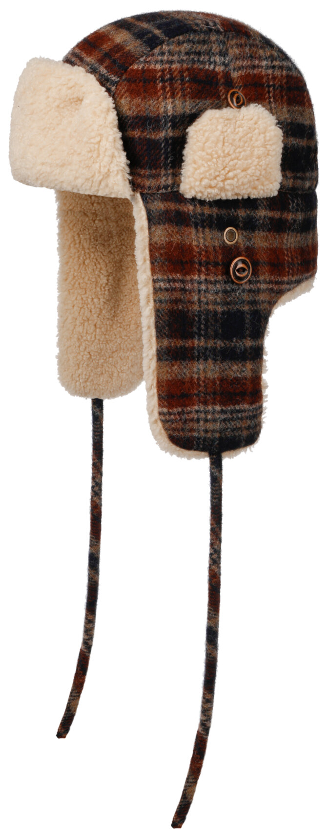 Bomber Mütze Wool Check Stetson