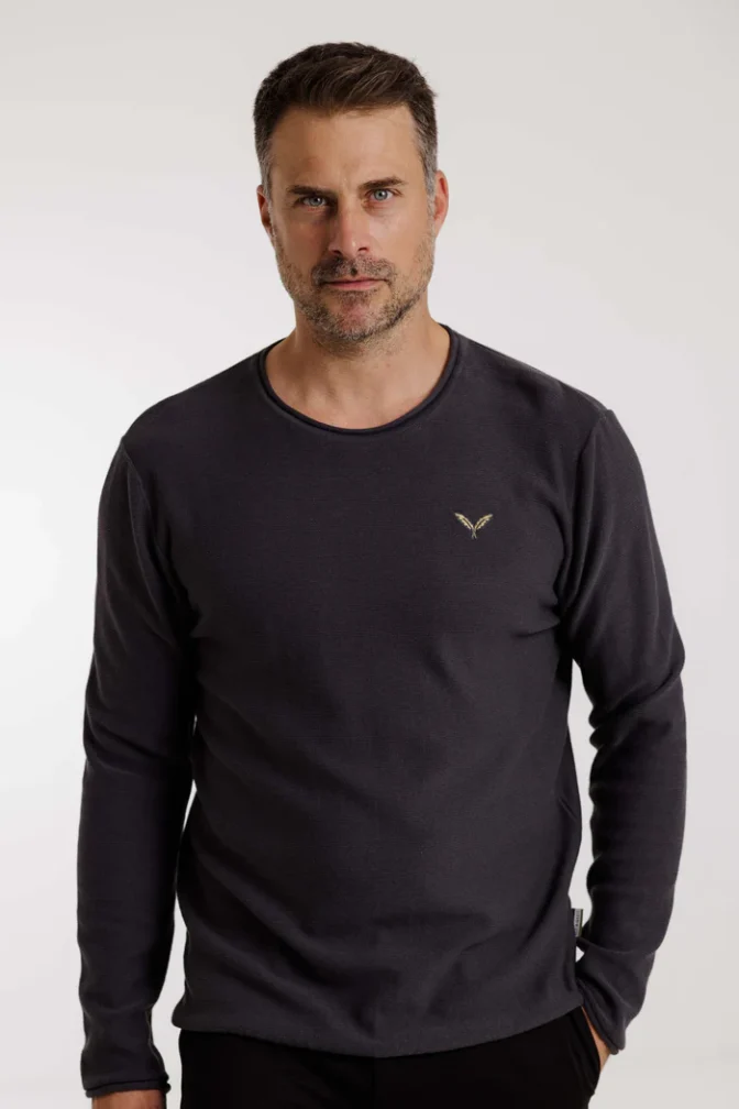 Signature Strick Crewneck Pullover Kleinigkeit – Bild 2
