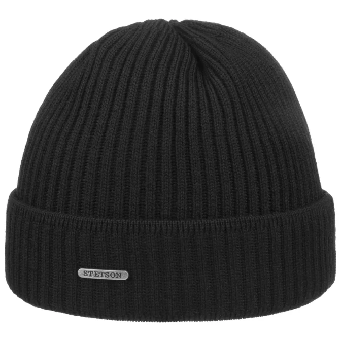 Beanie Merinowolle Stetson – Bild 3