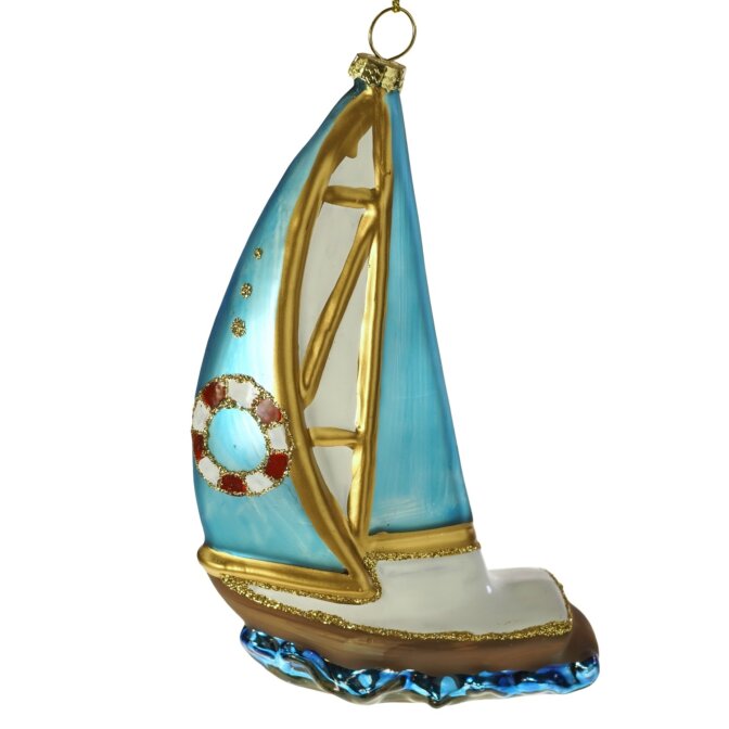 Glashänger Segelboot