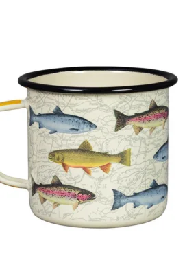 Fish Enamel Mug/ Emailletasse Gentlemen's Hardware