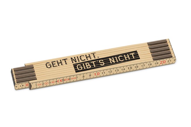 Zollstock Antistress - geht nicht, gibt´s nicht La Vida