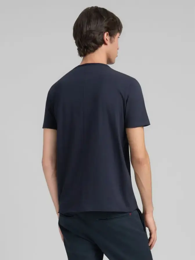 T-Shirt offene Kante Rundhals Replay – Bild 34