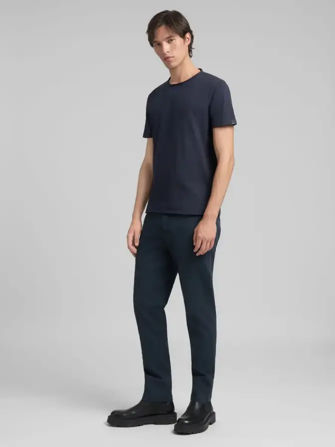 T-Shirt offene Kante Rundhals Replay – Bild 35