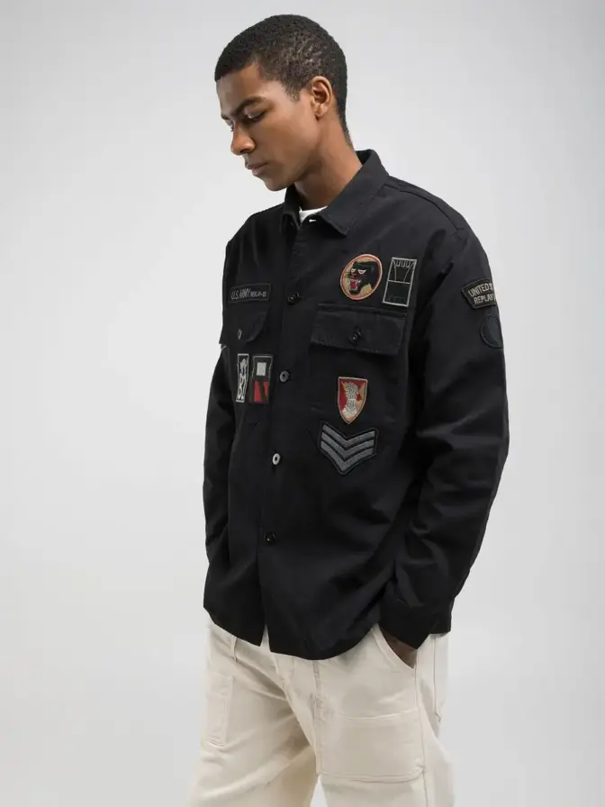 Jacke mit Patches Replay – Bild 3