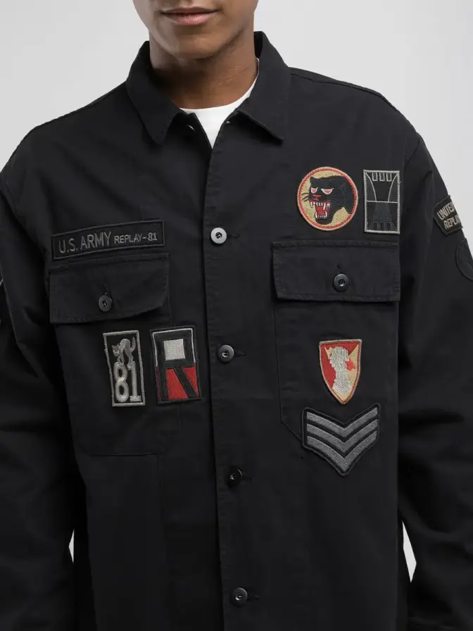 Jacke mit Patches Replay – Bild 4