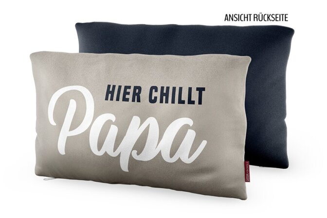 Kissen Hier chillt Papa