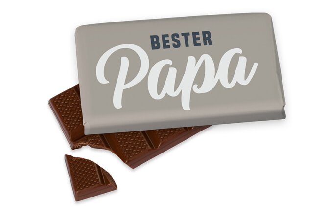 Schokolade 40 g Bester Papa La Vida