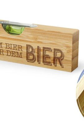 Bierbuddy Wasserwaage mit Flaschenöffner - Nach dem Bier ist vor dem Bier